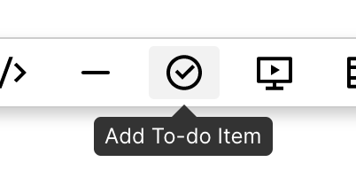 Adding to-do from menu bar